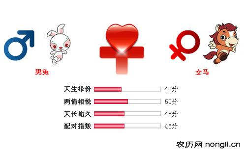 男属兔和女属马相配吗