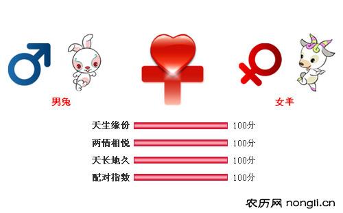 男属兔和女属羊相配吗