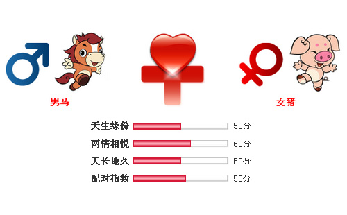 男属马和女属猪相配吗
